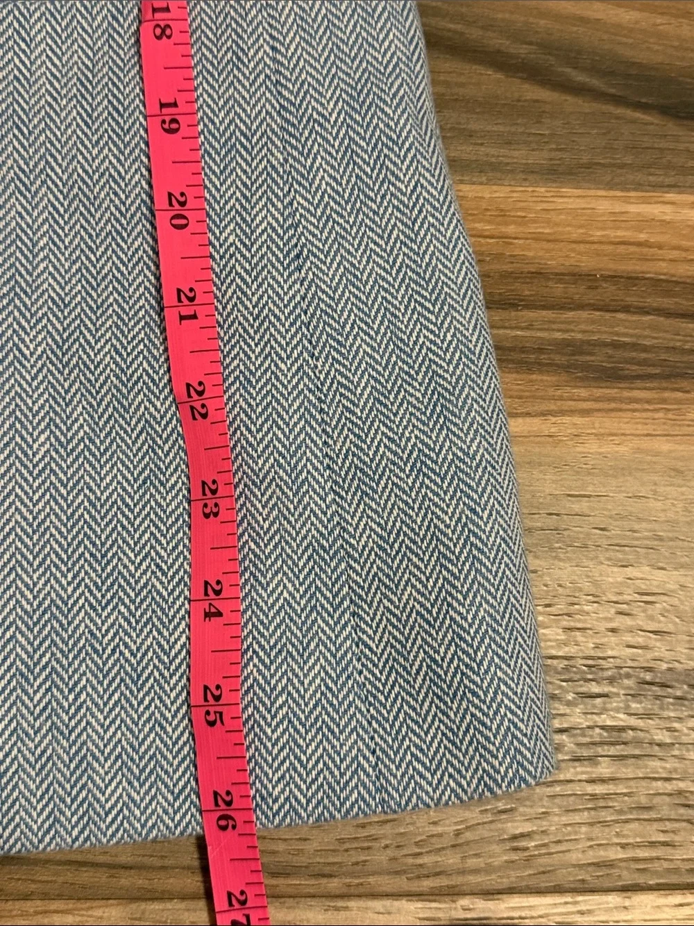 J.Crew Re-Imagined Blue Herringbone Linen Cotton Blazer Jacket Women Sz. 6